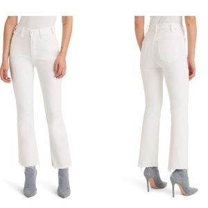 NEW MOTHER Hustler Ankle Fray Jeans